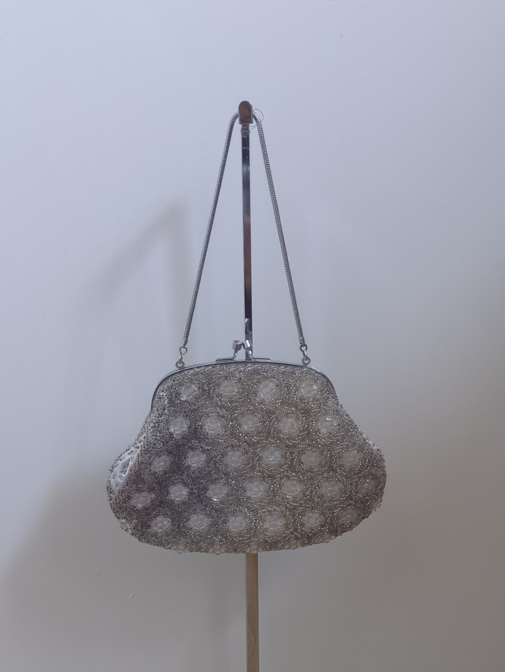 Vintage Handmade Beaded Bag